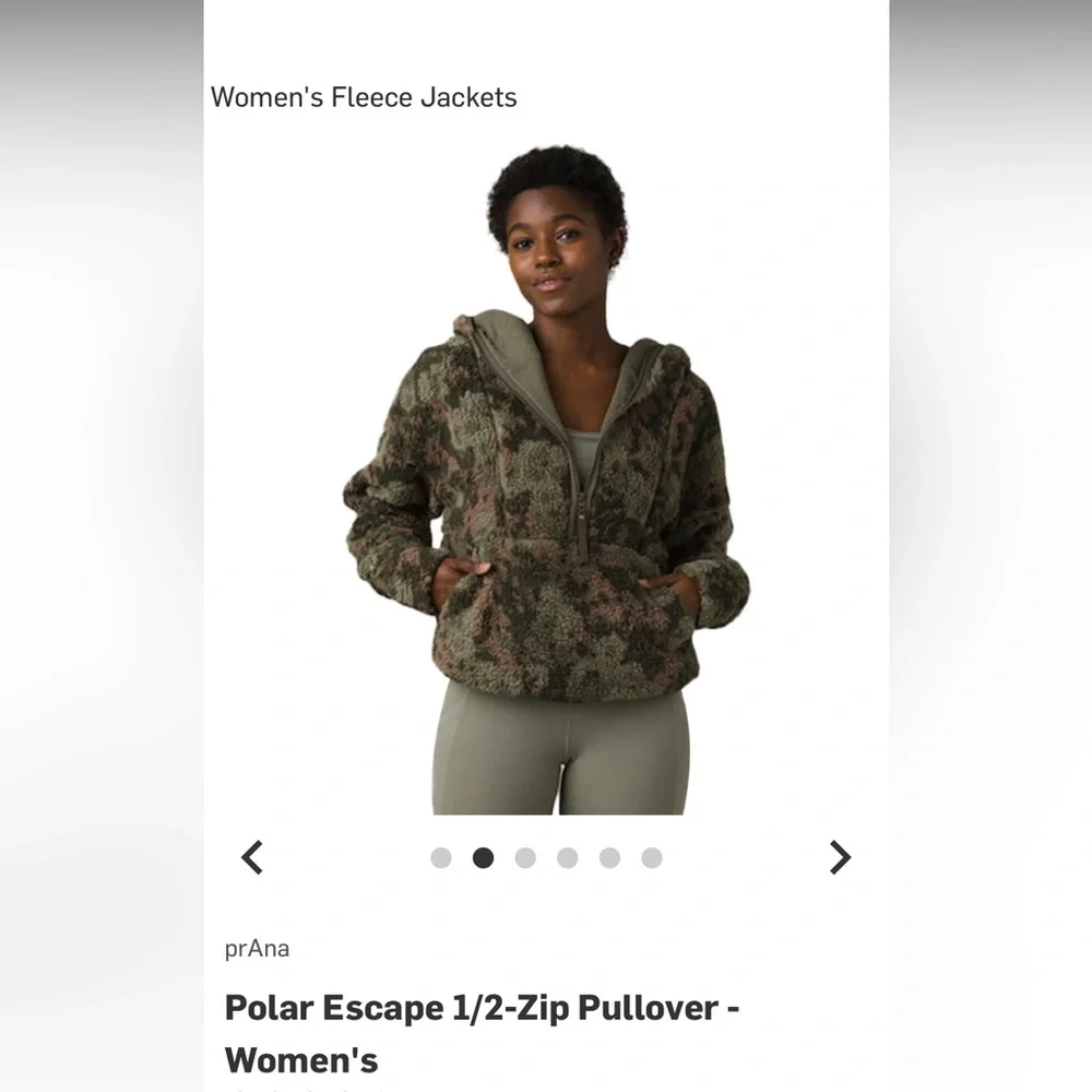 Prana Polar Escape 1/2-zip pull over - women’s small - Picture 10 of 11